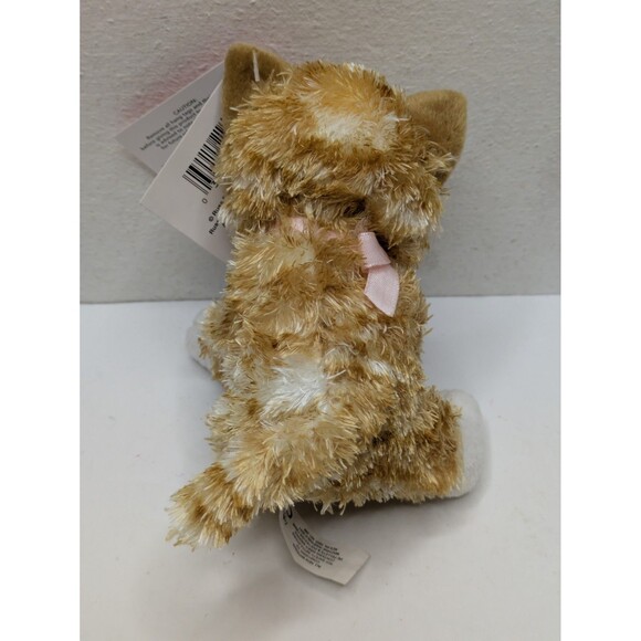 Russ Berrie CHESSIE Orange Tabby Striped Cat Kitten Plush 4" Mini Kitty NWT Rare - Picture 7 of 7